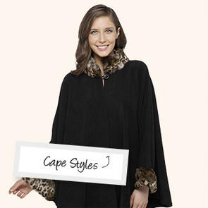 SMNY Women's Fleece Cape - Faux Leopard SMNY Women's Fleece Cape - Faux Leopard