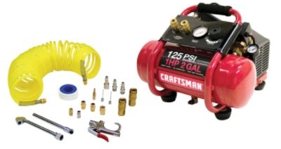 air compressor with hose