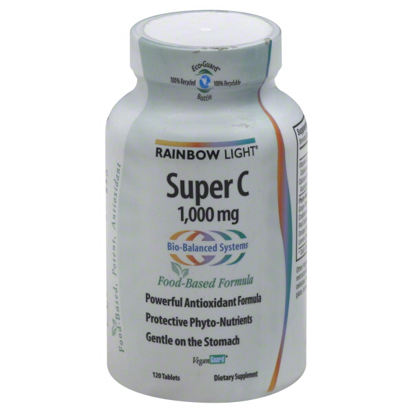 Super C, 1000 mg, Food-Based Formula, Tablets, 120 tablets