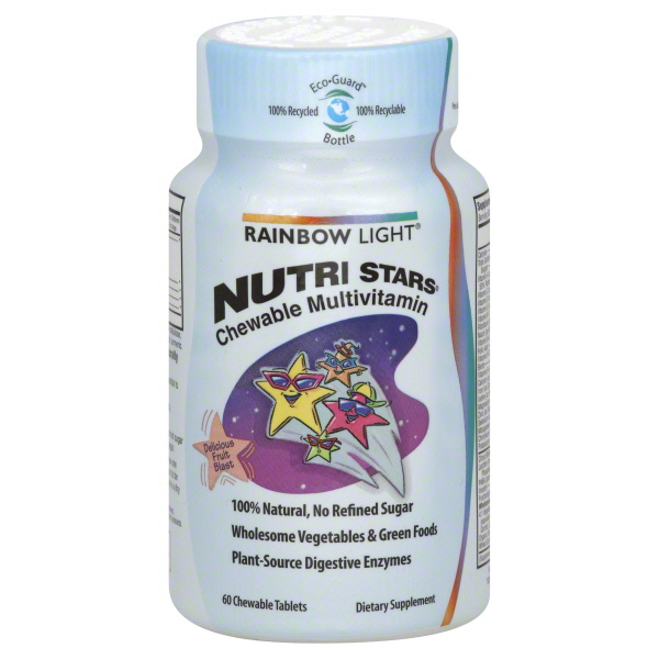 Nutri Stars Multivitamin, Chewable Tablets, Delicious Fruit Blast, 60 tablets
