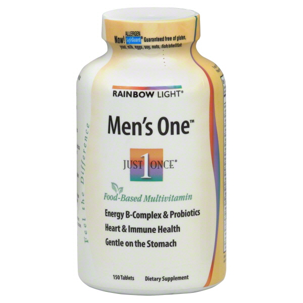 Just Once Multivitamin, Food-Based, Men's One, 150 tablets