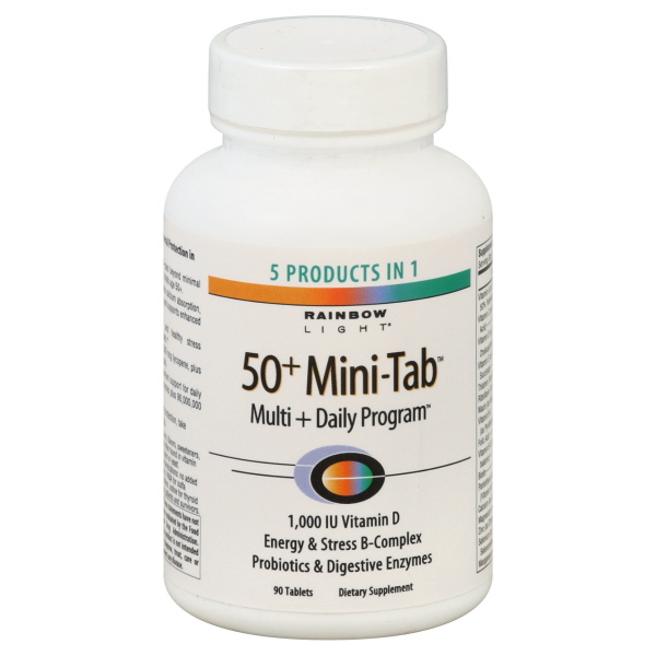 50+ Mini-Tab, Multi + Daily Program, Tablets, 90 tablets