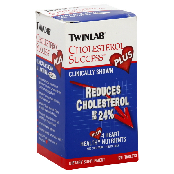 TwinLab Cholesterol Success Plus, 120 Tablets