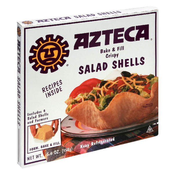 Azteca Salad Shells, 4 ea