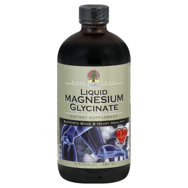 Nature's Answer Magnesium Glycinate, Liquid, 16 fl oz (480 ml) Health