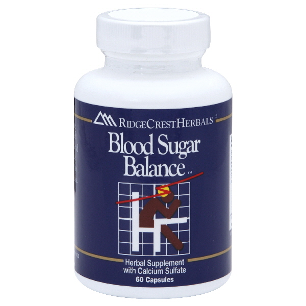 RidgeCrest Herbals Blood Sugar Balance, 60 caplets