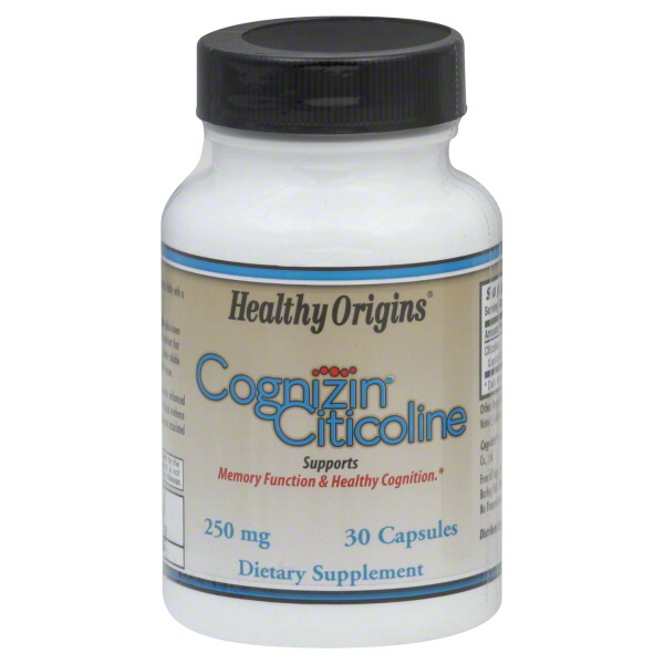 Cognizin Citicoline, 250 mg, Capsules, 30 capsules
