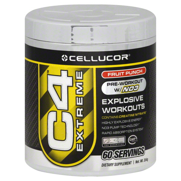 Cellucor C4 Extreme, Fruit Punch, 60 Servings