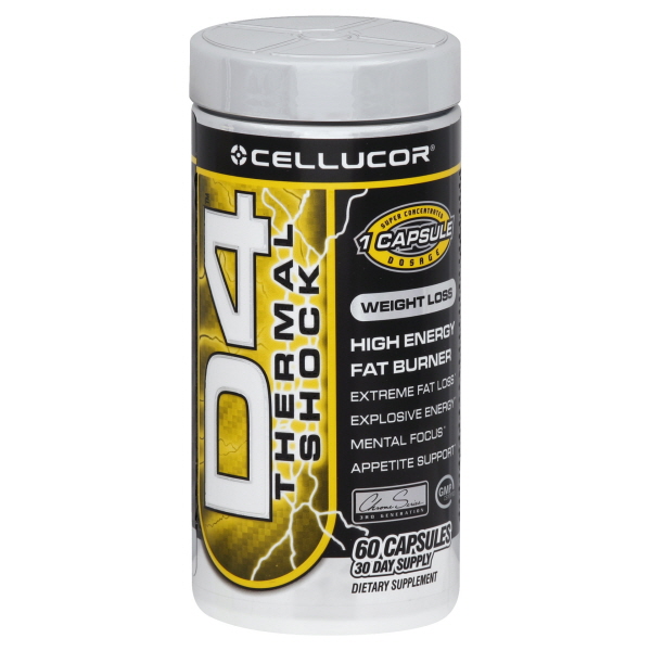 Cellucor D4 Thermo Shock, 60 Capsules