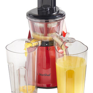 vonShef 13-176US PREMIUM SLOW JUICER - RED