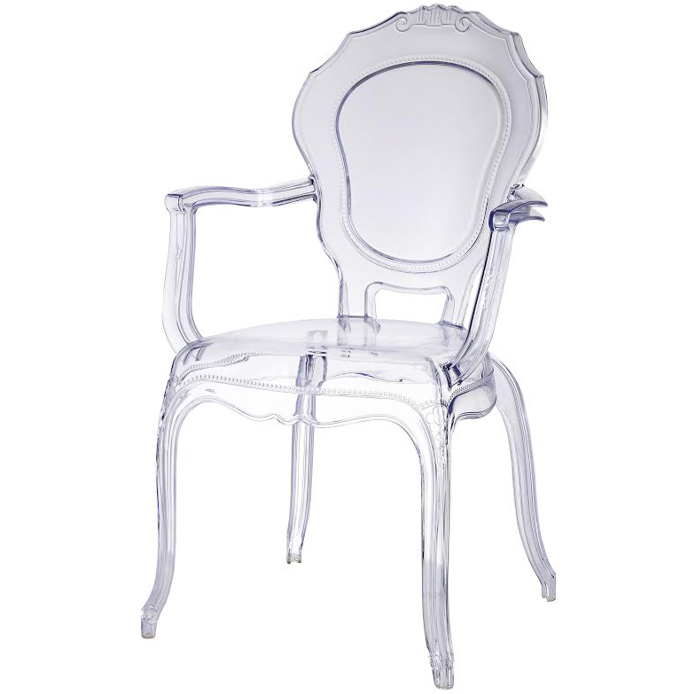 Homelala CH Jorge Clearx2 Set of Two 2 Clear Modern