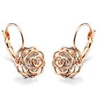 Alphabetdeal Rose Earrings (Brass tone)