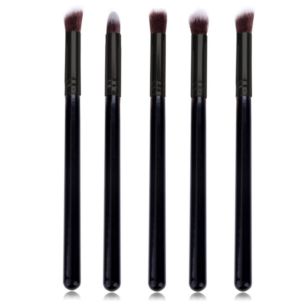 Skyling Pro MakeUp Cosmetic Set Eyeshadow Foundation wood Brush blusher Tools 5 PCs