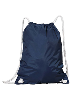 White Drawstring Backpack - NAVY - OS - 8887
