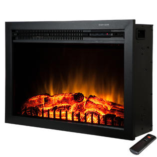 AKDY 23" Electric Fireplace Heat Tempered Glass