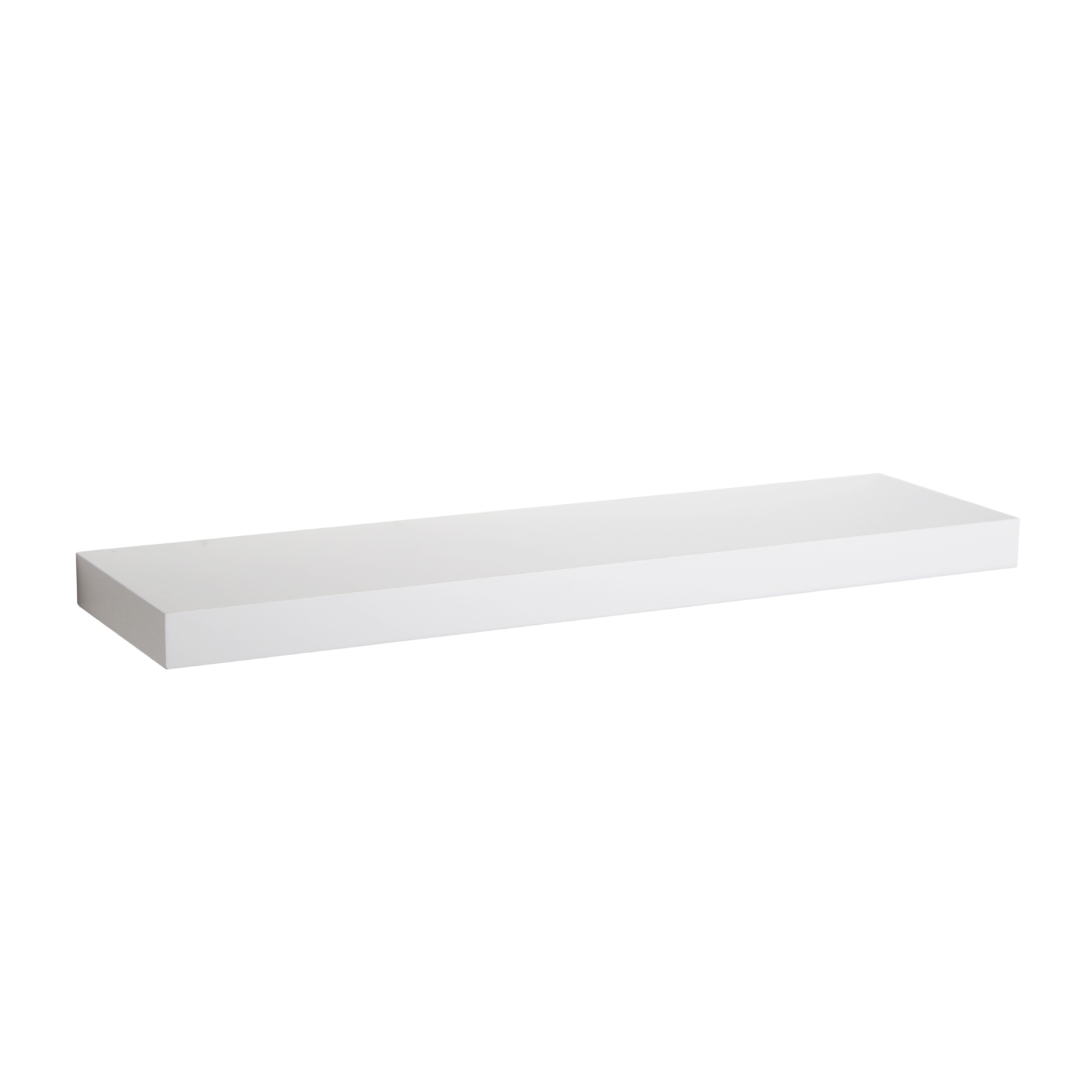 Welland 36"x12"x2" HOUSTON FLOATING WALL SHELVES WOOD SHELVING WHITE