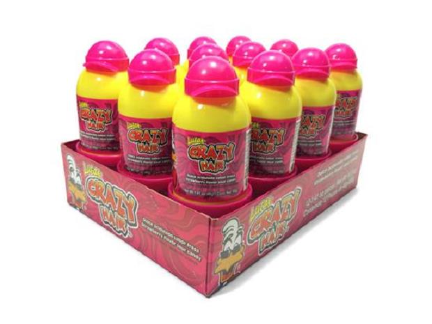 UPC 725181047018 product image for LUCAS CRAZY HAIR STRAWBERRY SOUR CANDY 1.41 oz each ( 12 in a Pack ) | upcitemdb.com