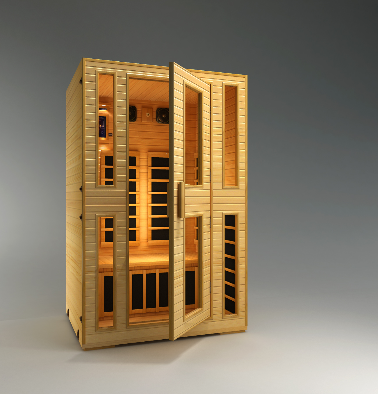 UPC 853352005076 product image for Joyous 2 Person Far-Infrared Sauna | upcitemdb.com