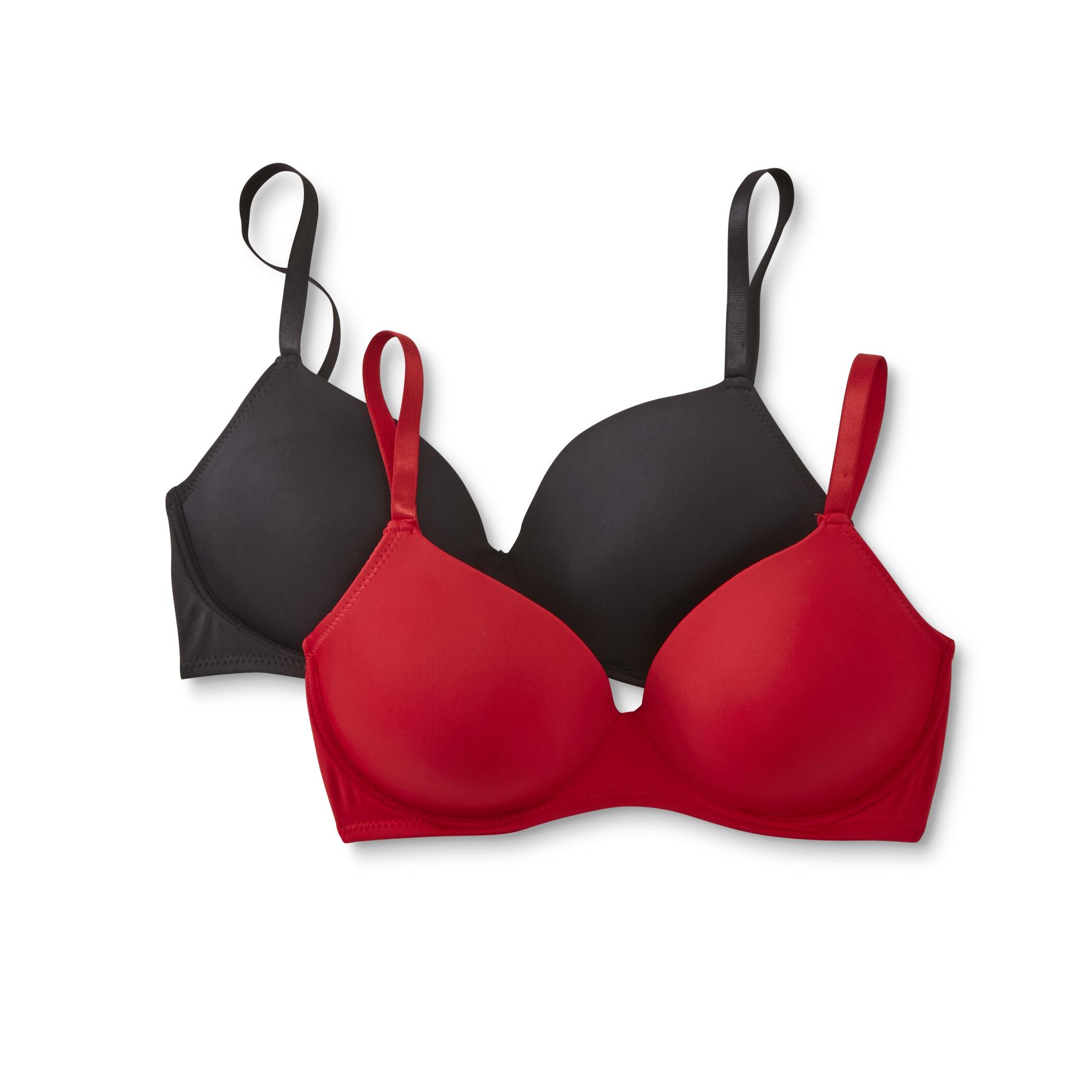 Women's 2-Pack Wire-Free Push-Up Bras