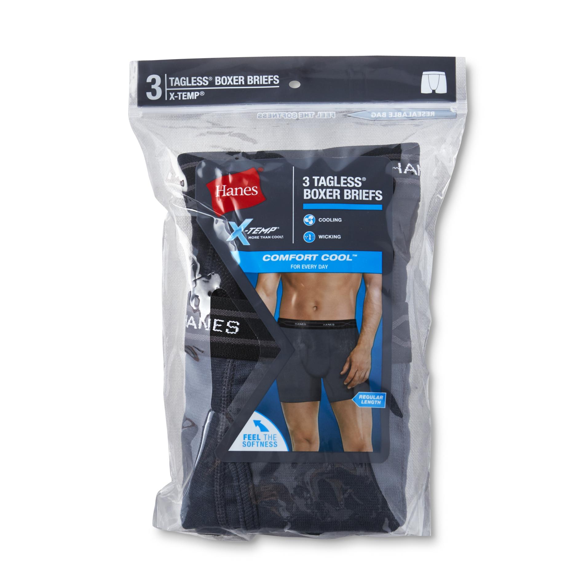 Hanes Men's 3Pack Comfort Cool Boxer Briefs Shop Your Way Online
