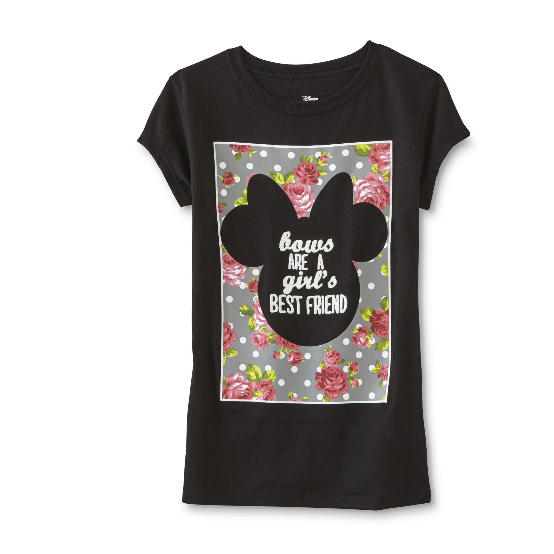Disney Minnie Mouse Girls' Graphic TShirt Best Friend