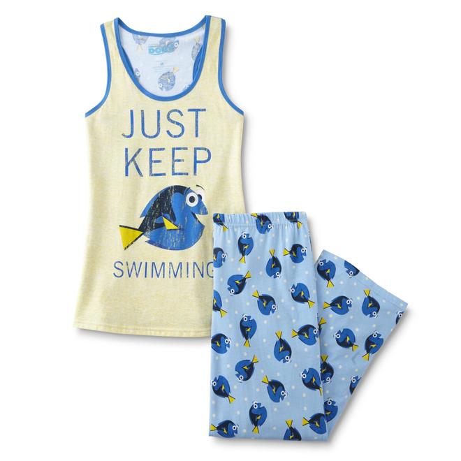 Disney Finding Dory Women's Plus Pajama Tank Top & Pants