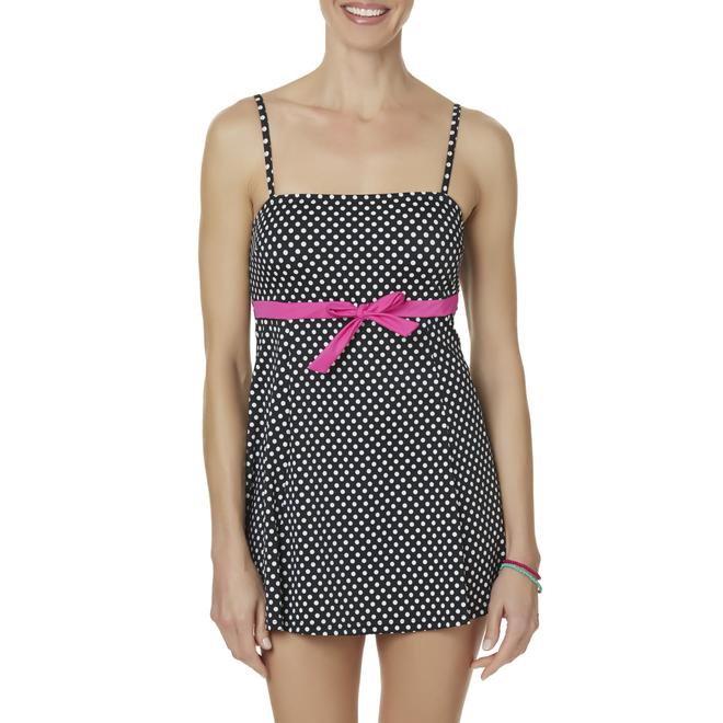 A SHORE FIT! Women's Swim Dress Polka Dot