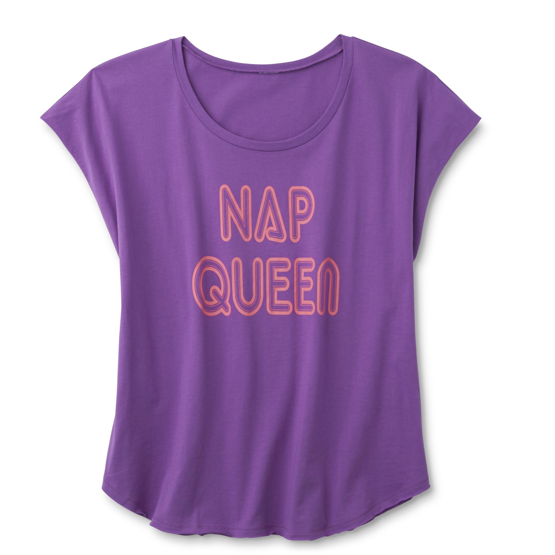 Women's Plus Pajama T-Shirt - Nap Queen