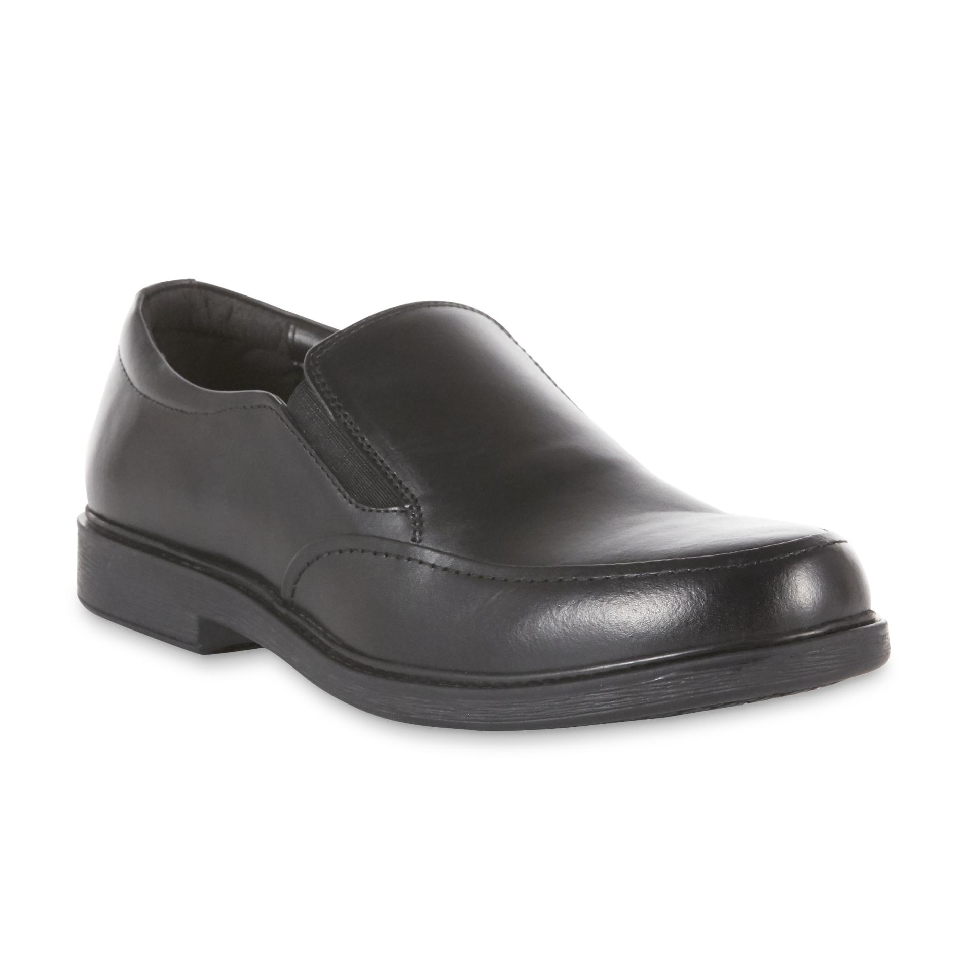 Safetrax Men's Fulton SlipResistant Black Dress Shoe