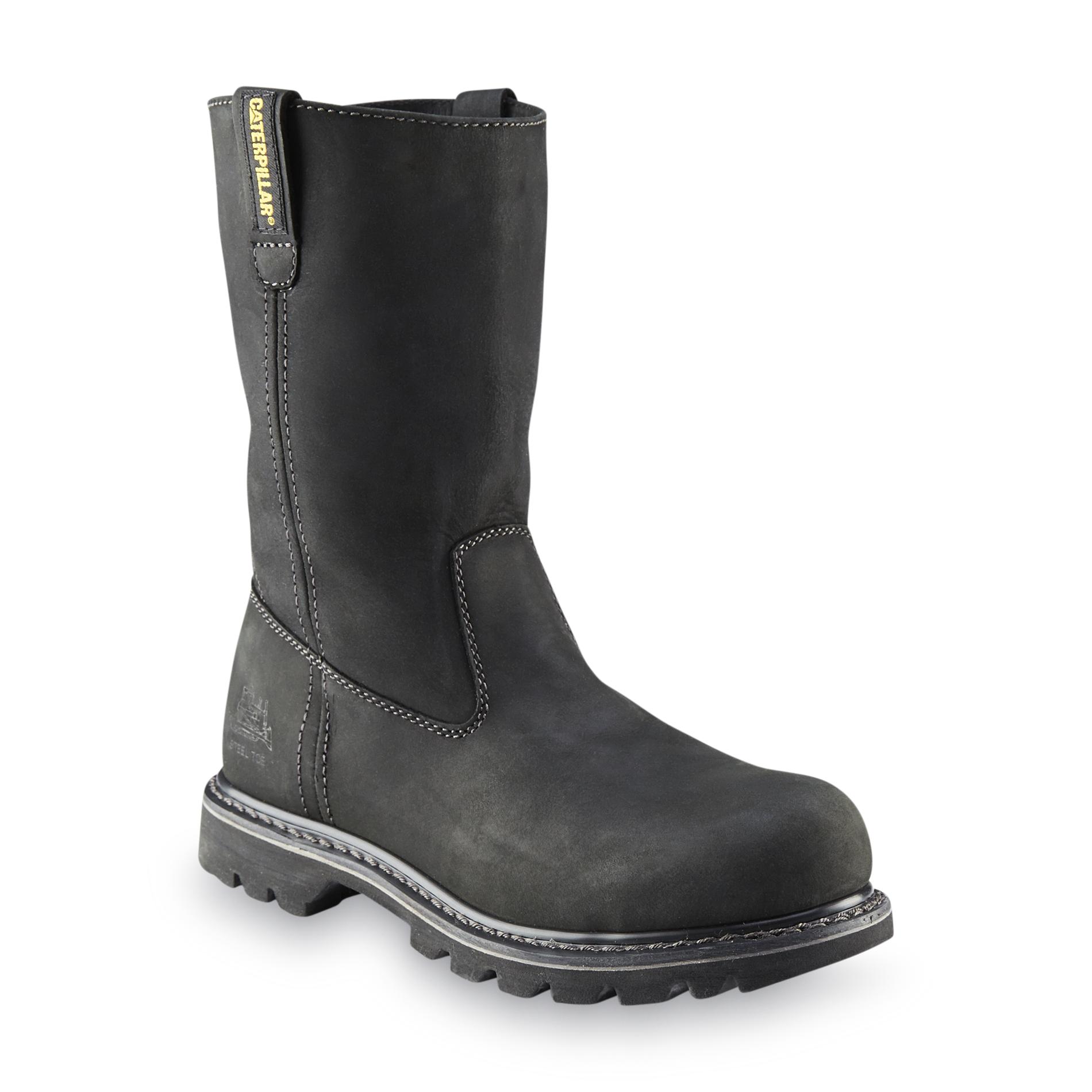 UPC 098681626275 product image for Cat Footwear Women's Revolver Black Steel Toe Wellington Work Boot - STRIDE RITE | upcitemdb.com