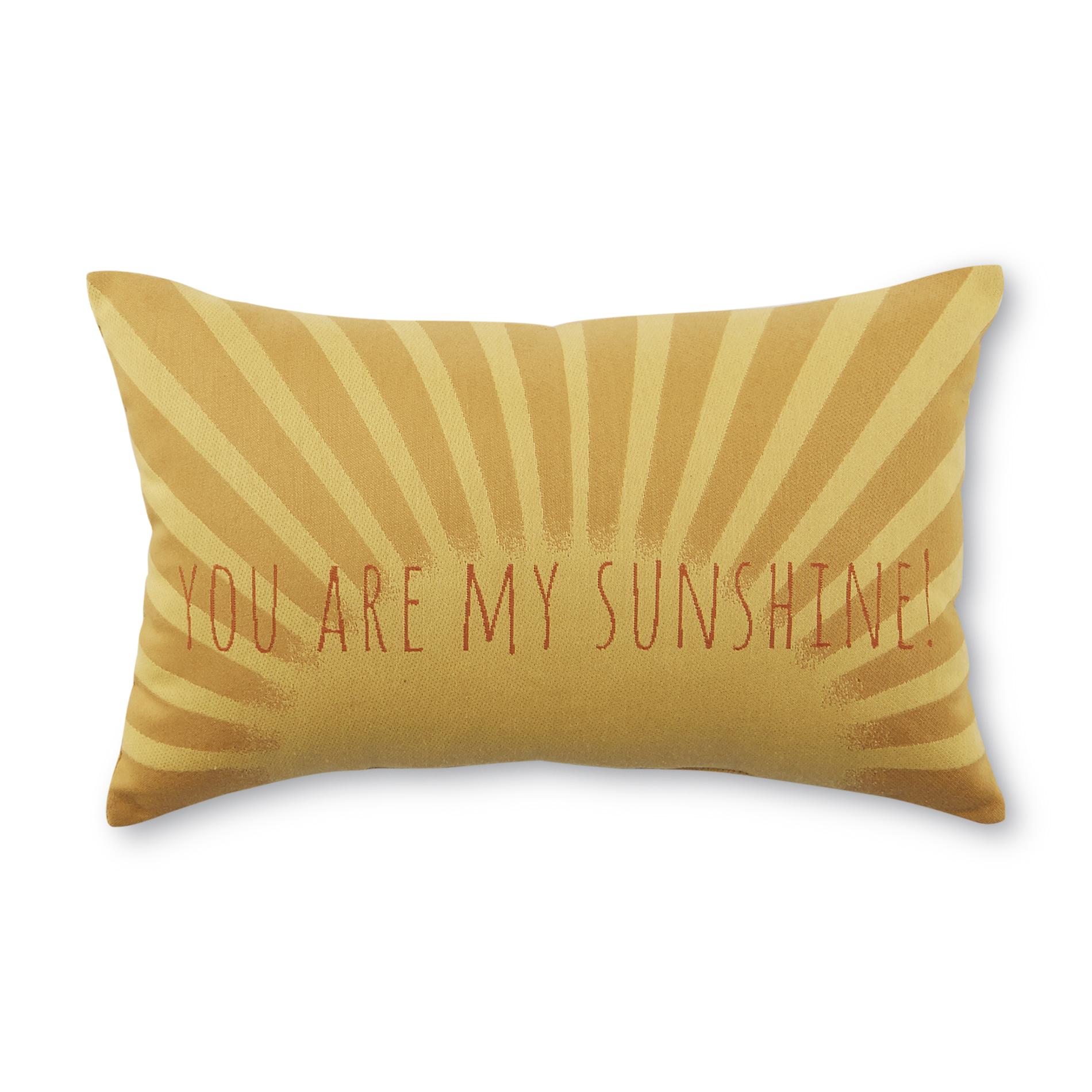 Rectangular Decorative Pillow - You Are My Sunshine - Home - Bed & Bath - Bedding - Decorative ...