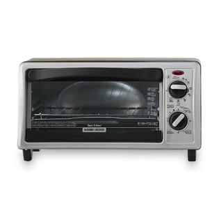 Black & Decker 4-Slice Toaster Oven Silver