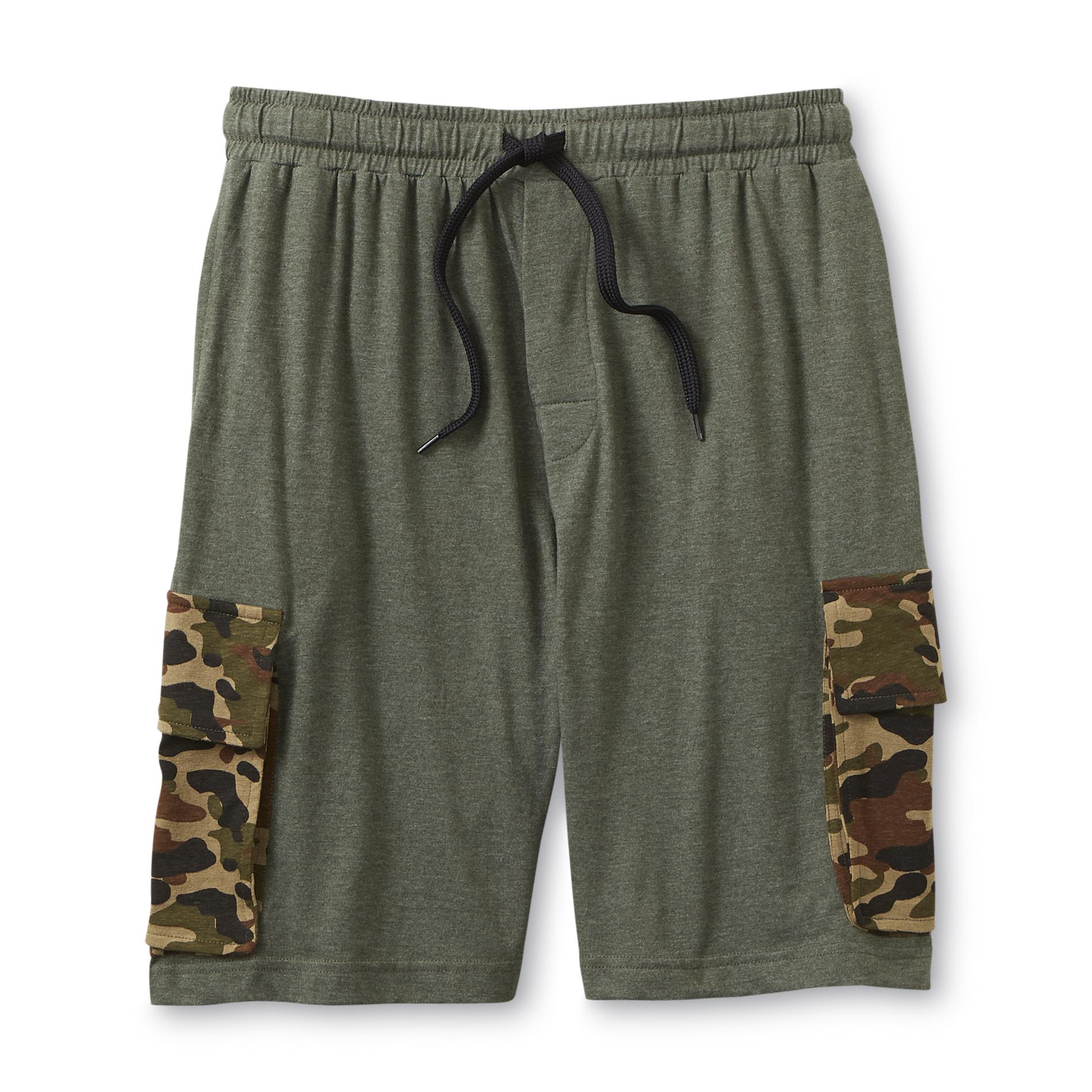 Joe Boxer Men's Cargo Pajama Shorts Camouflage Shop Your Way