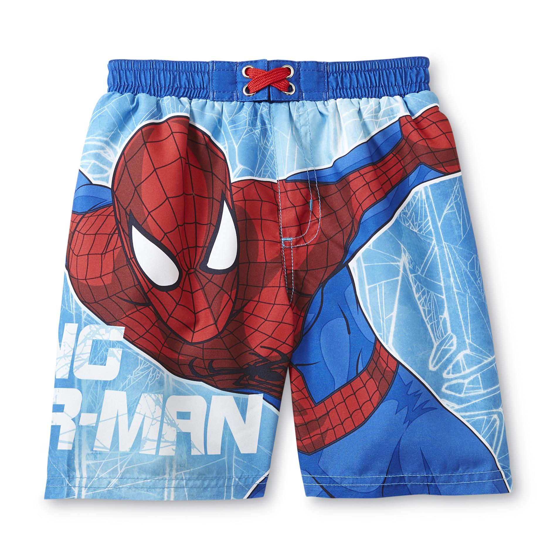 Marvel SpiderMan Toddler Boy's Swim Trunks