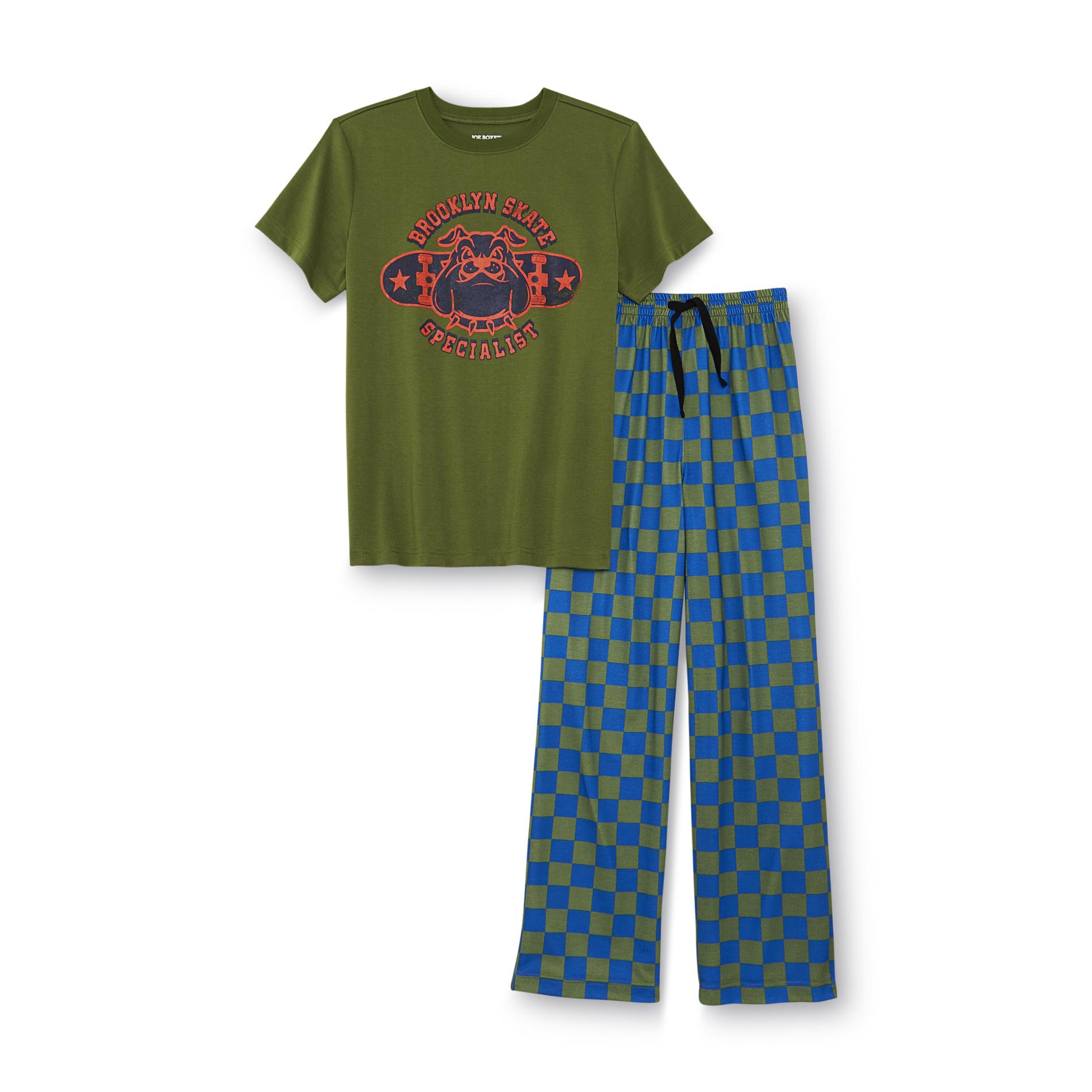 Boy's Pajama Shirt & Pants - Brooklyn Skate Specialist