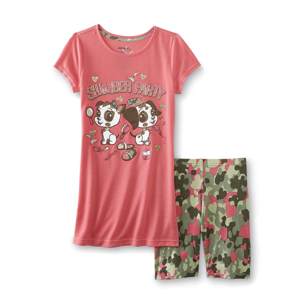 Girl's Pajama Top & Shorts - Slumber Party