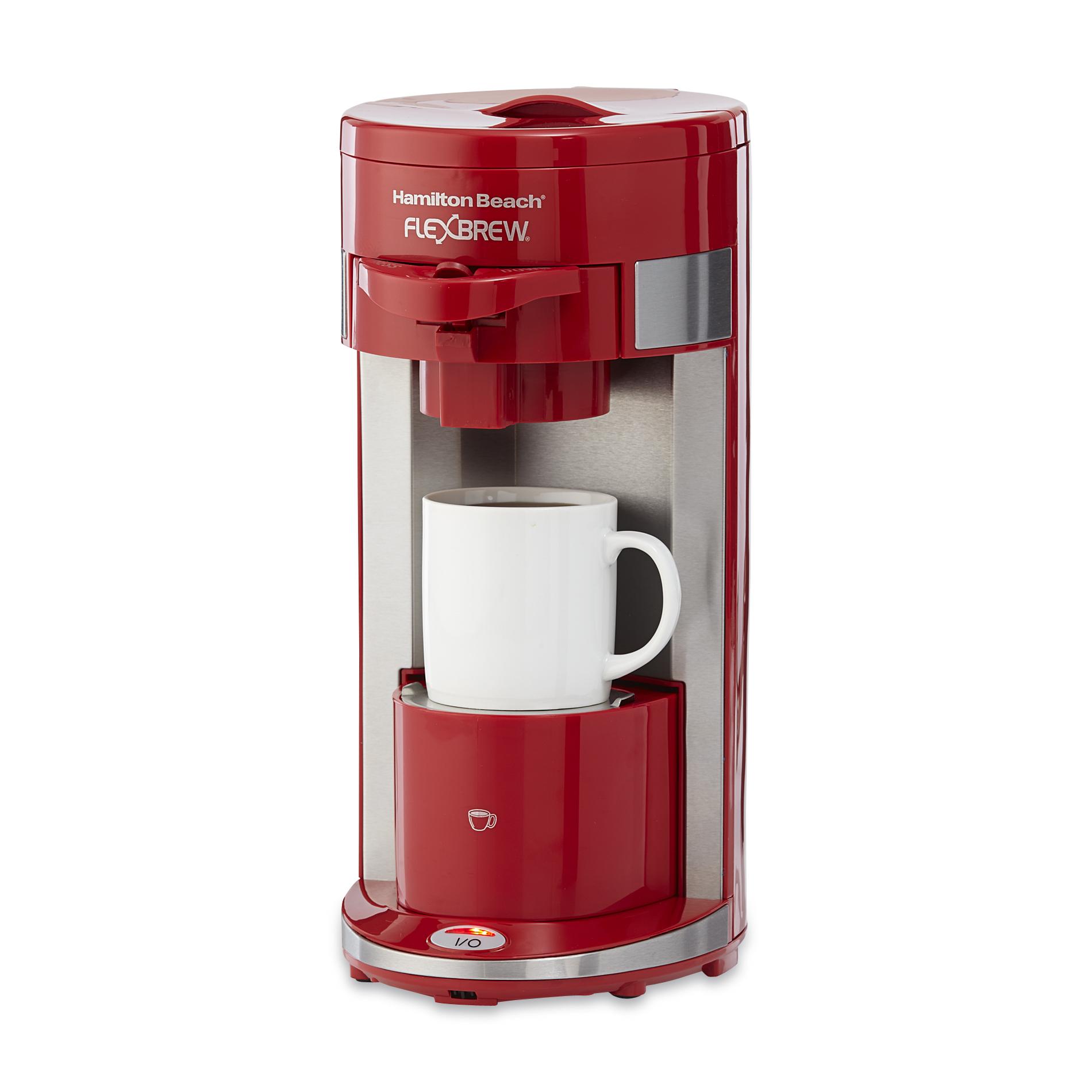 Hamilton Beach Brands Inc. 49962 FlexBrew Single Serve Coffeemaker - Red ()