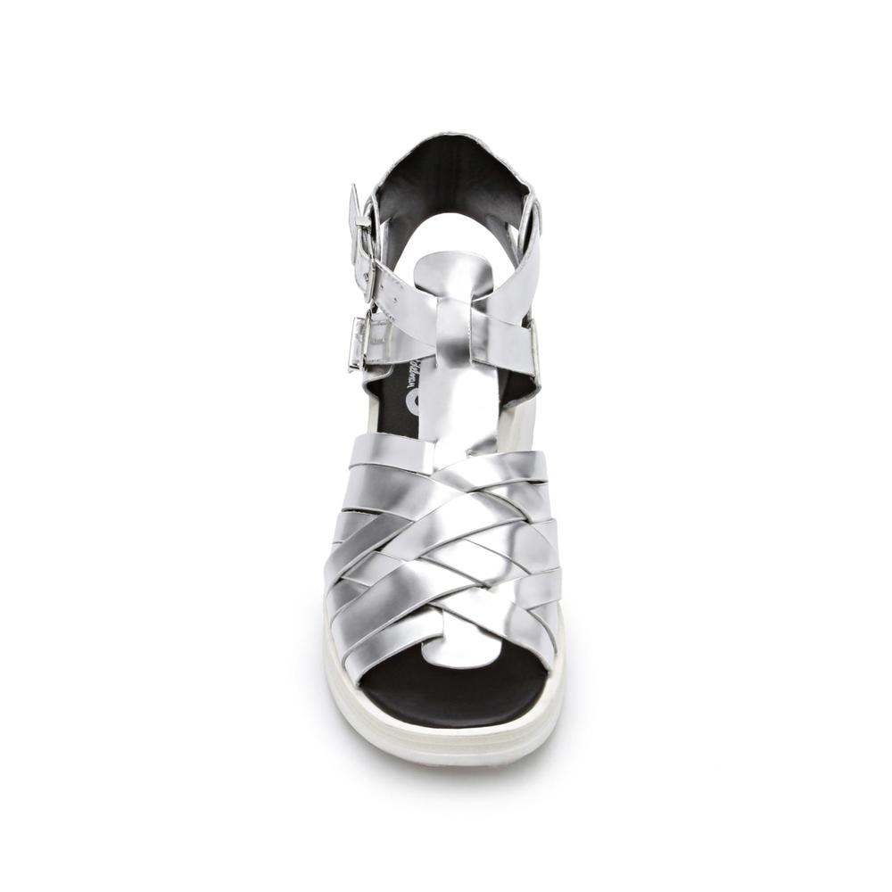 Circus by Sam Edelman Women's Loew Silver Platform Sandal