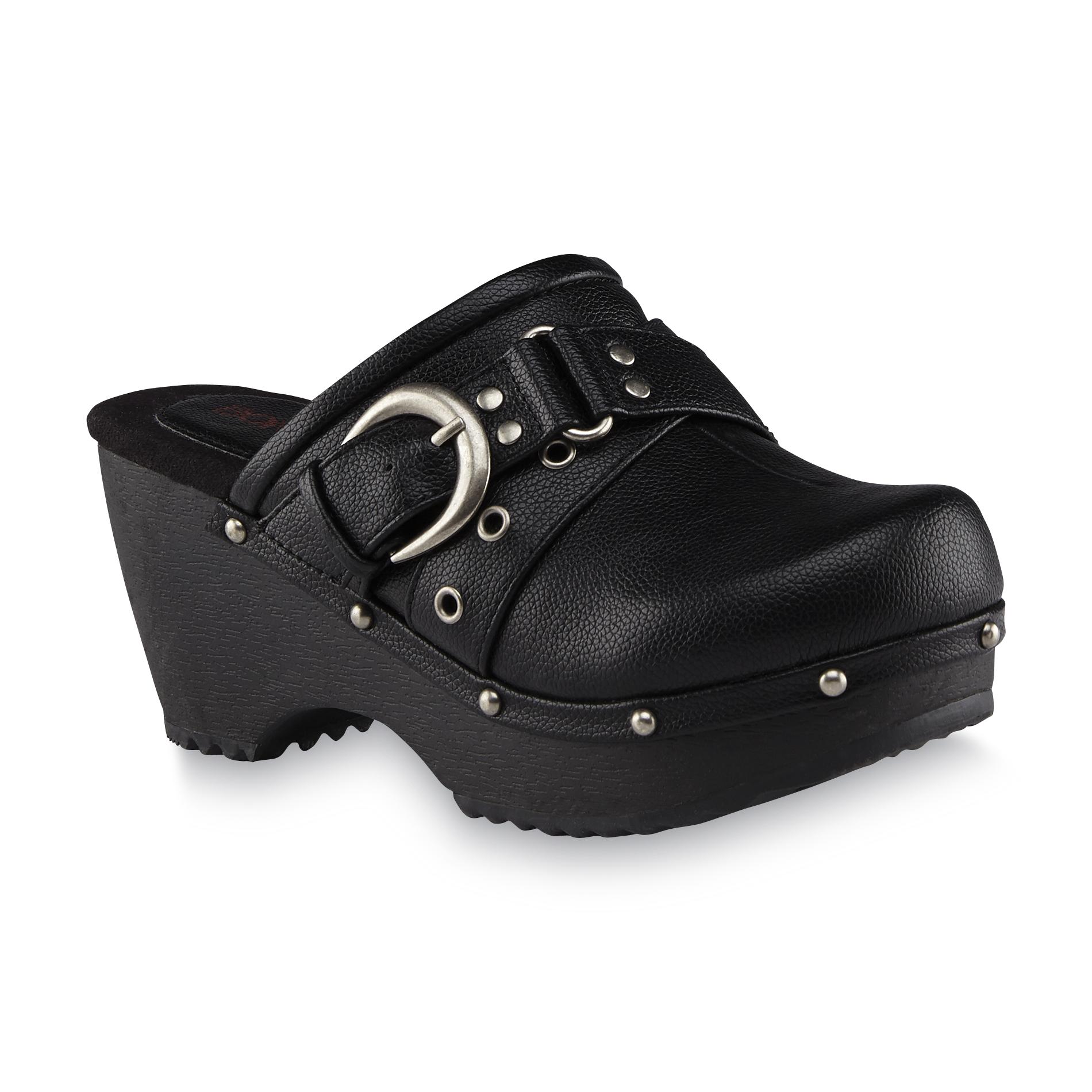 black clog shoes for women