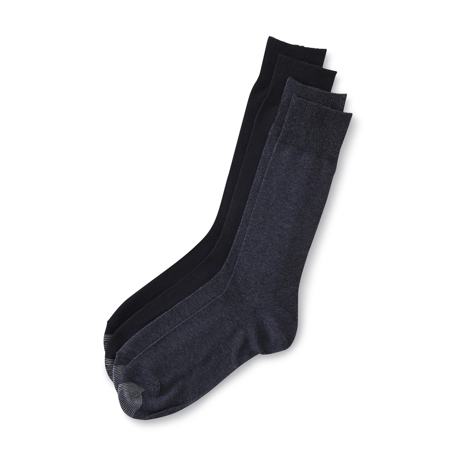 Silvertoe Men's 5Pack Dress Crew Socks