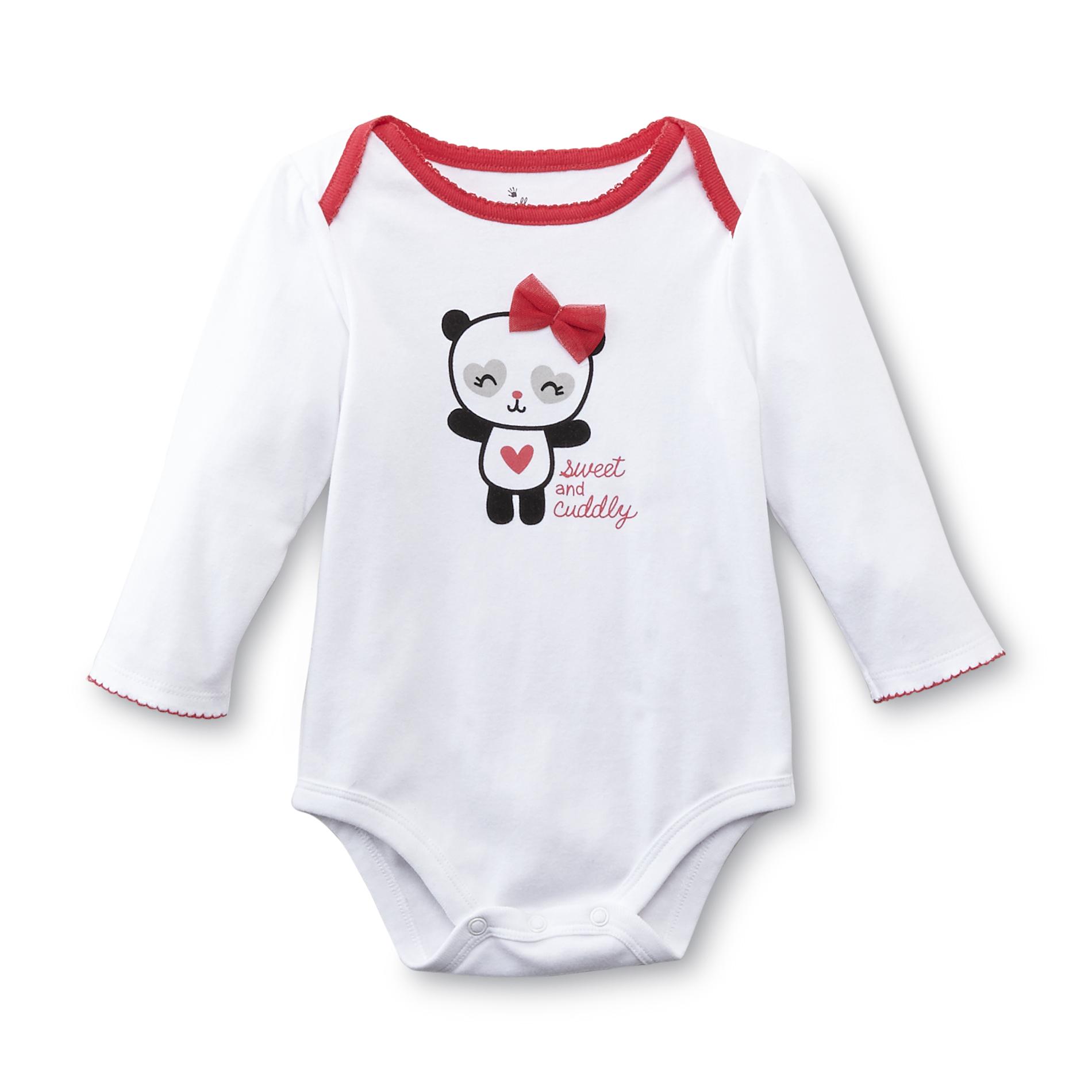Newborn & Infant Girl's Bodysuit - Panda