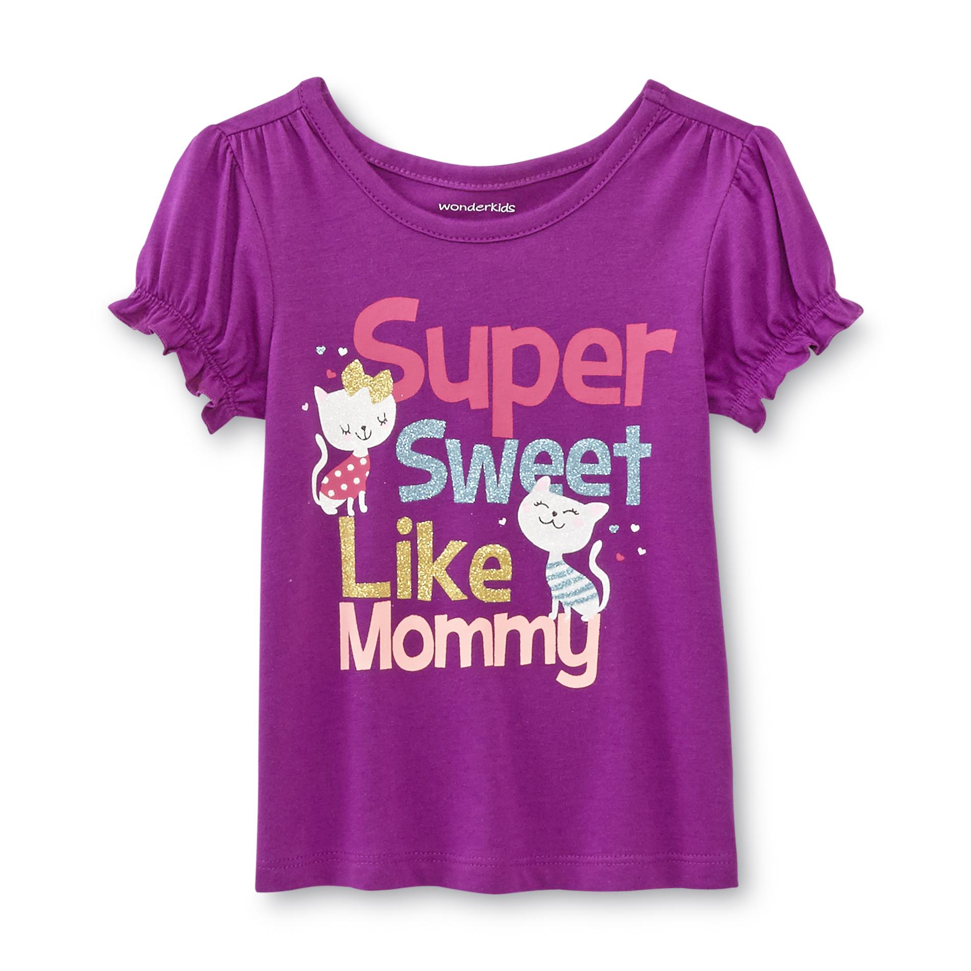Infant & Toddler Girl's Graphic T-Shirt - Super Sweet Like Mommy