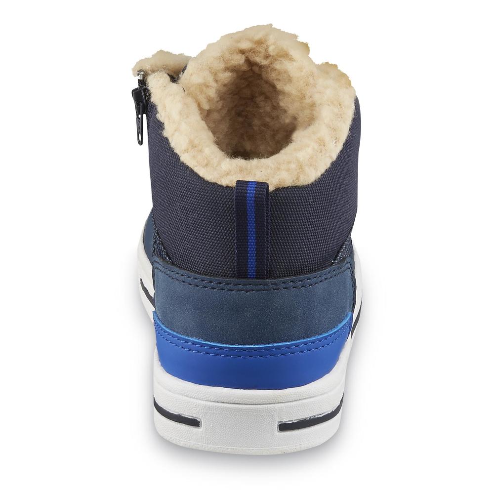 Toddler/Youth Boy's Jack Navy High-Top Shoe
