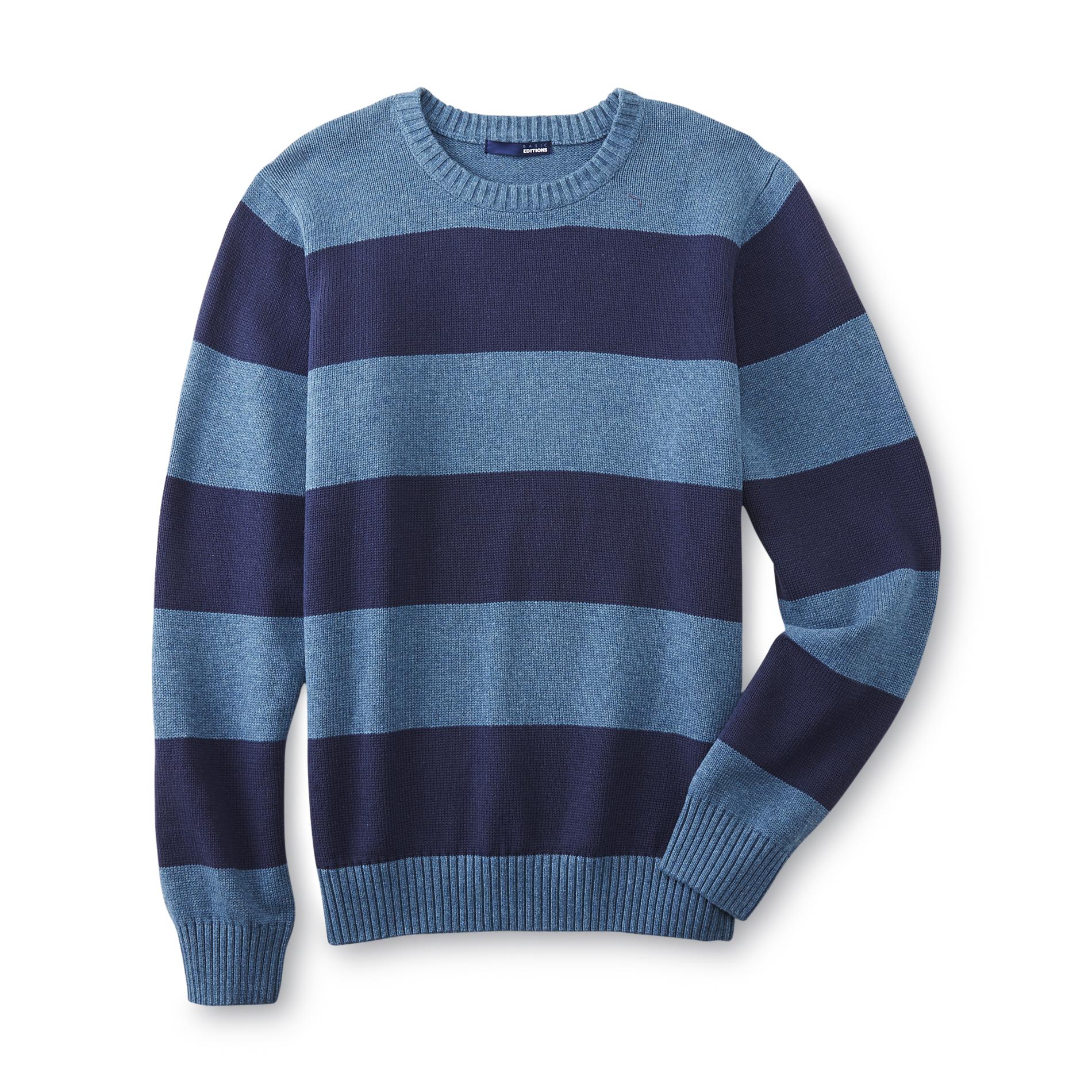 UPC 669748540713 Basic Editions Men's Rugby Sweater Striped