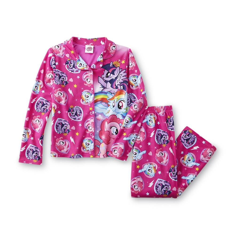 Girl's Button-Front Pajamas