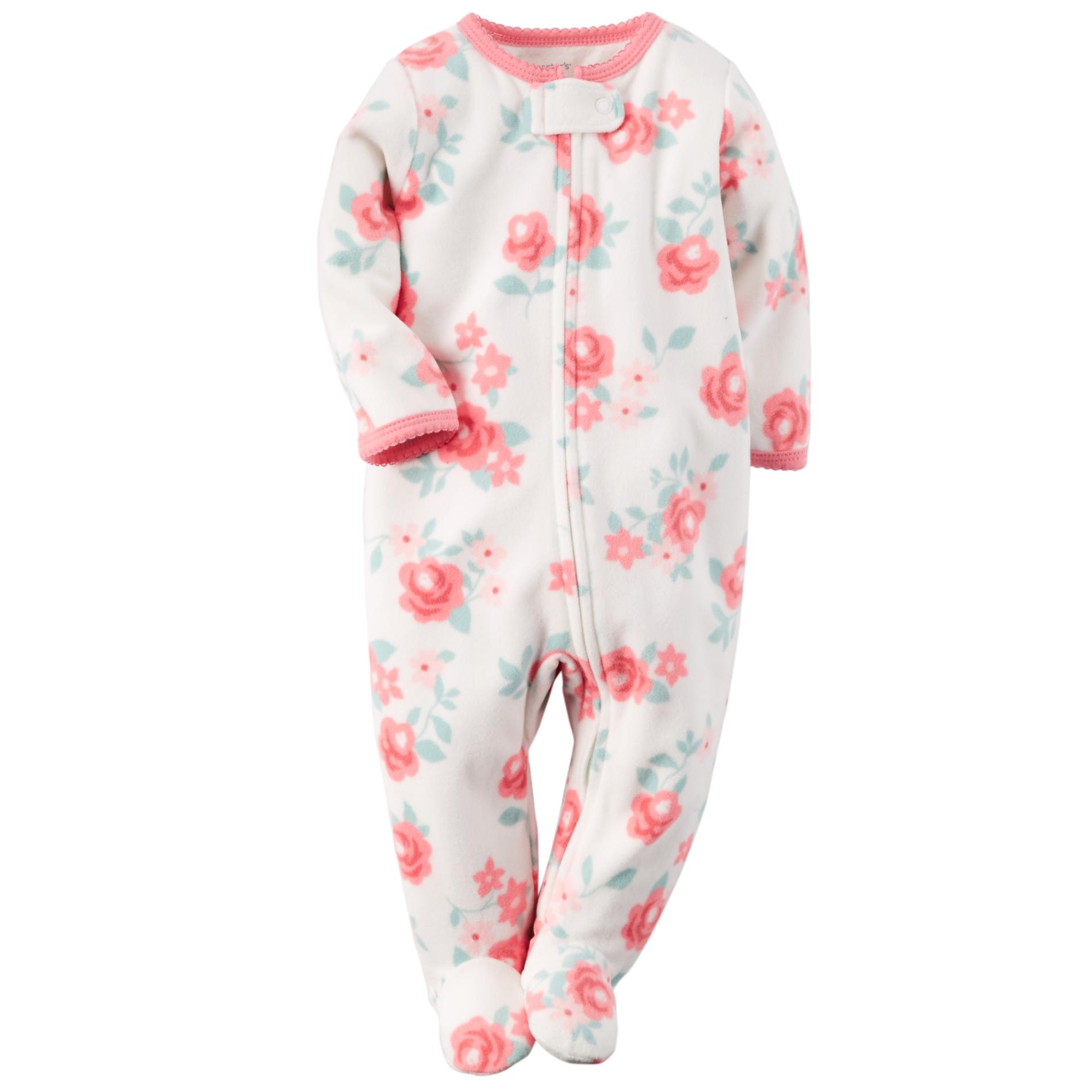 carters newborn girl sleepers