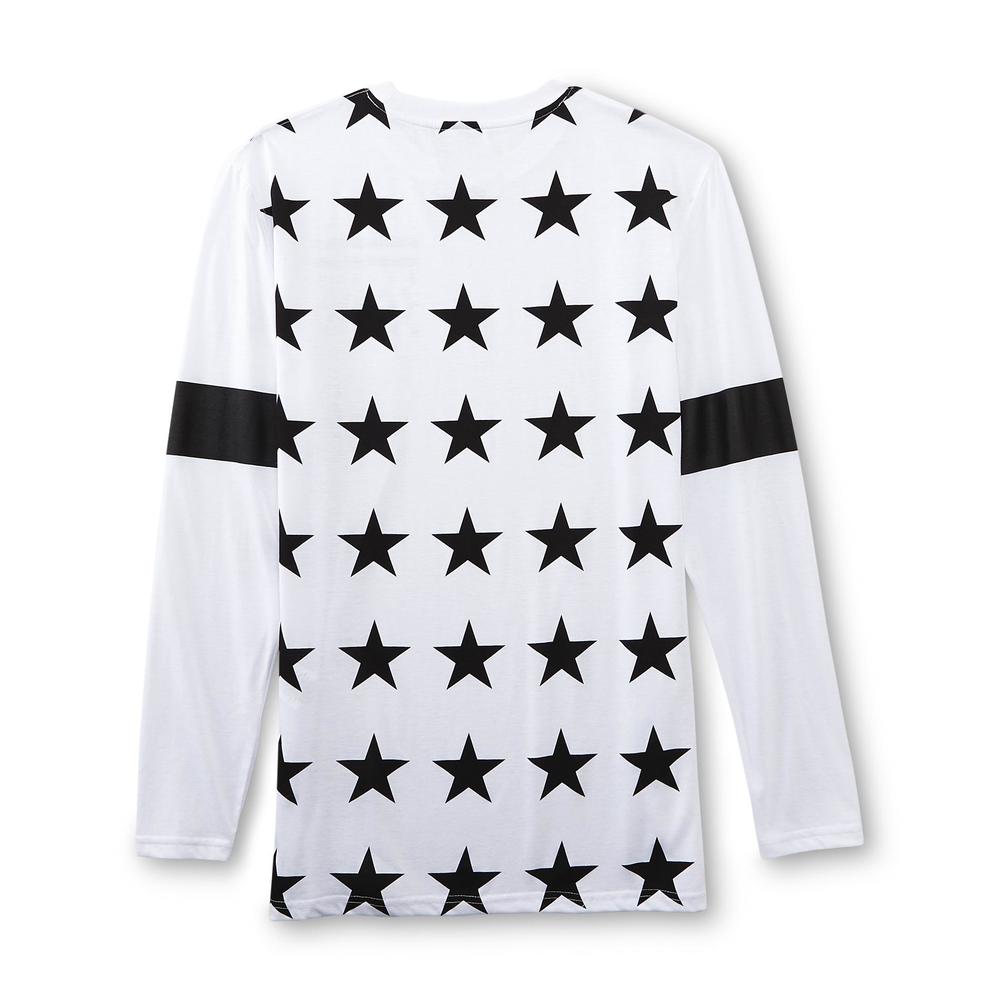 Men's Long-Sleeve Graphic Shirt - Stars & Stripes