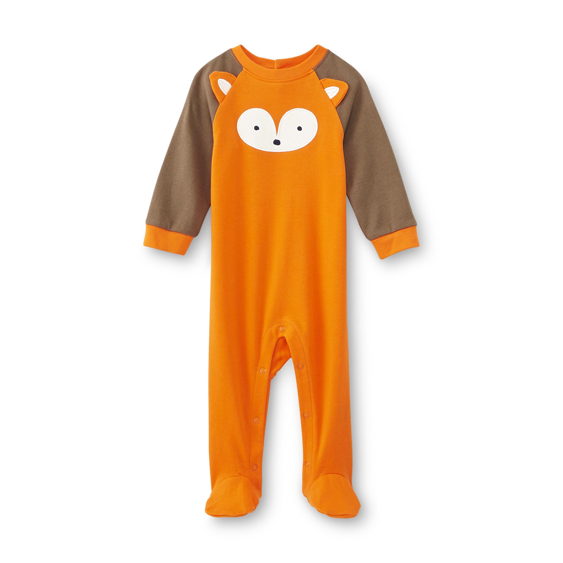 Newborn Boy's Sleeper Pajamas - Fox