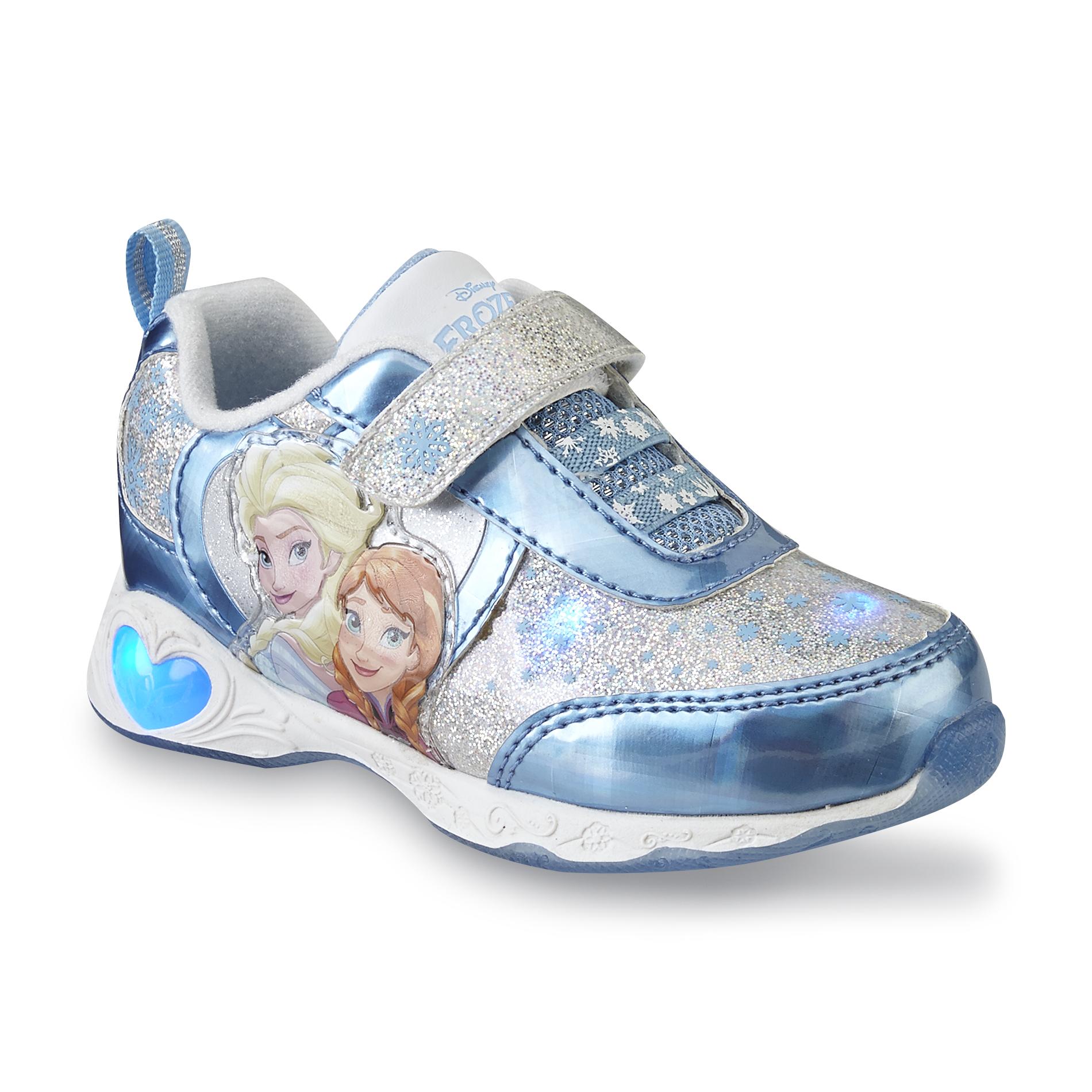 Disney Girl�s Frozen Blue LightUp Athletic Shoe Shop