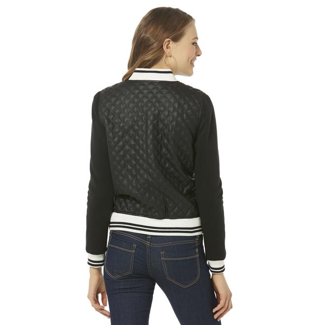 Junior's Quilted Varsity Jacket Get Stylish Warmth at Kmart